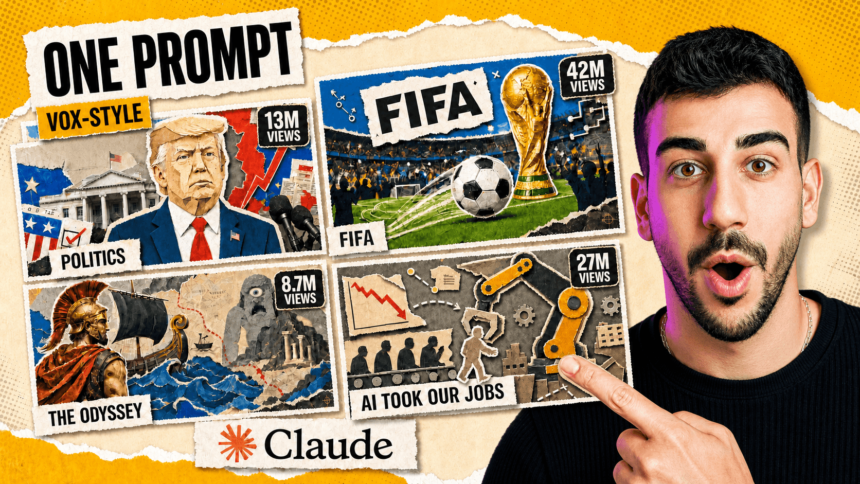 Create Vox Style Motion Graphics with Claude Code! thumbnail